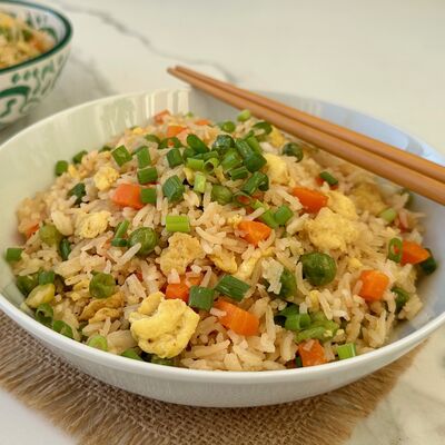 Sebzeli Çin pilavı