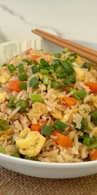 Sebzeli Çin pilavı