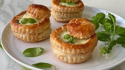 Ispanaklı mantarlı volovan