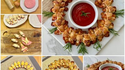 Milföyden çelenk börek