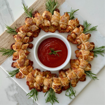 Milföyden çelenk börek