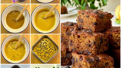 Bal kabaklı çikolatalı kek