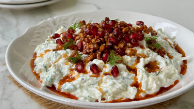 Kavrulmuş cevizli elmalı kereviz salatası 