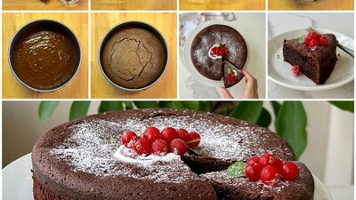 Çikolatalı kahveli unsuz kek