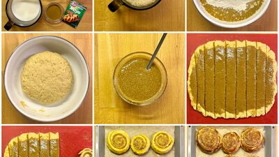 Tahinli rulo çörek