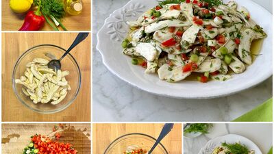 Çiğ enginar salatası