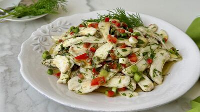  Çiğ enginar salatası