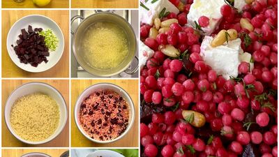 Pancarlı kuskus salatası