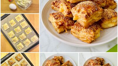 Peynirli milföy poğaça