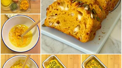 Bal kabaklı peynirli kek