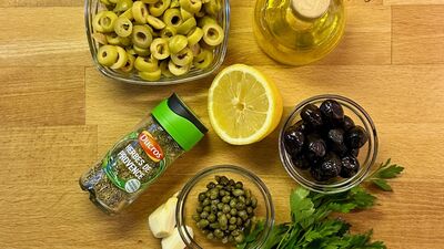 Tapenade, provence usulü zeytin ezmesi