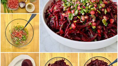 Çiğ pancar salatası 