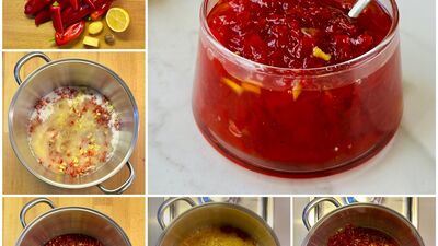 Zencefilli acı biber reçeli