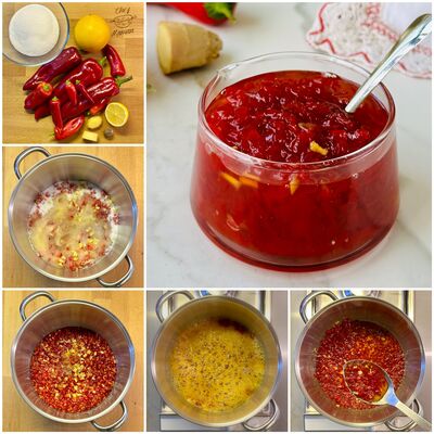 Zencefilli acı biber reçeli