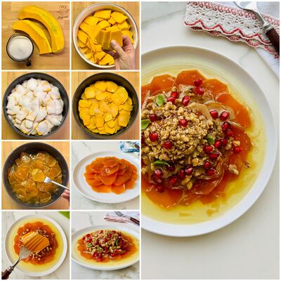 Ege usulü bal kabağı tatlısı 