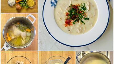 Terbiyeli tavuk çorbası