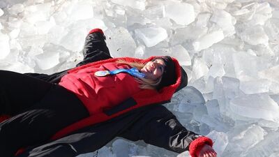 Buzlu suda Türk kadın yüzücülerin zaferi