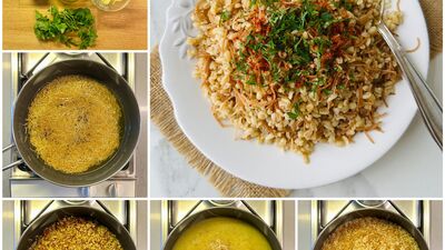 Tel şehriyeli bulgur pilavı 