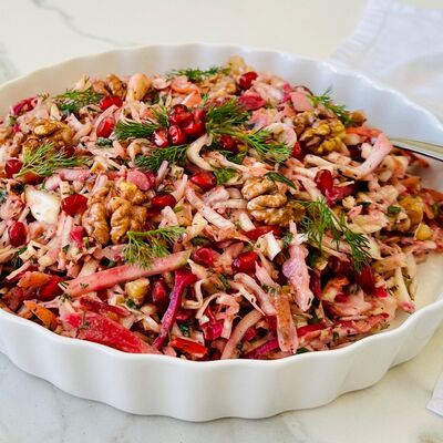 Hardallı lahana salatası