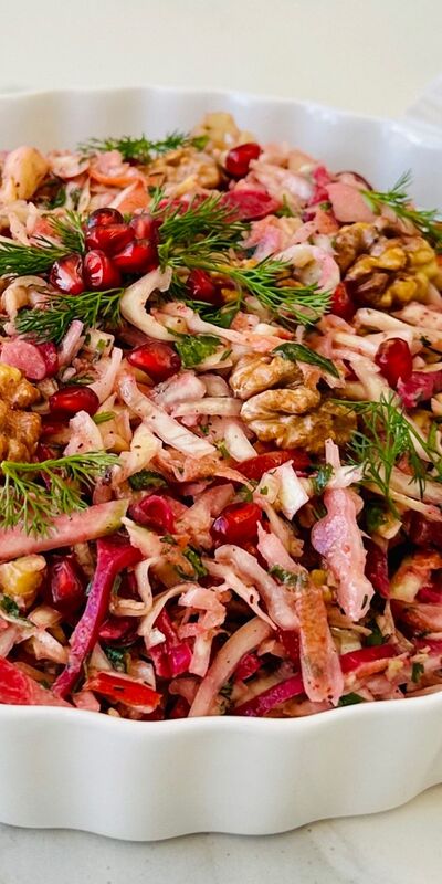 Hardallı lahana salatası