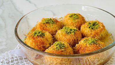 Cevizli kadayıf tatlısı