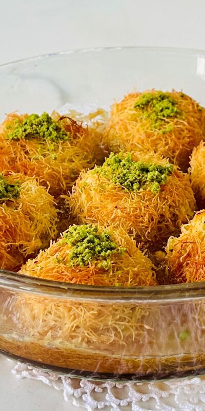 Cevizli kadayıf tatlısı