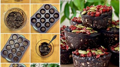 Hurmalı tahinli kakaolu şekersiz atıştırmalık 