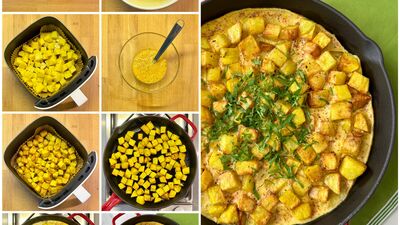 Yumurtalı patates kızartması