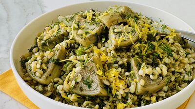 Enginarlı bulgur pilavı 