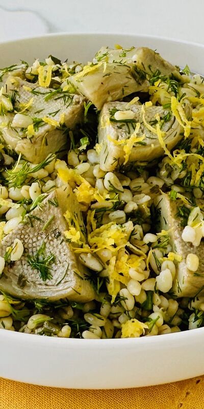 Enginarlı bulgur pilavı 