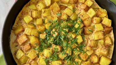 Yumurtalı patates kızartması