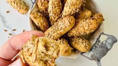 Ay çekirdekli glutensiz çubuklar 