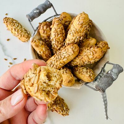 Ay çekirdekli glutensiz çubuklar 