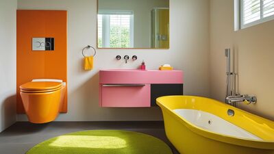 Trend: Renkli banyolar