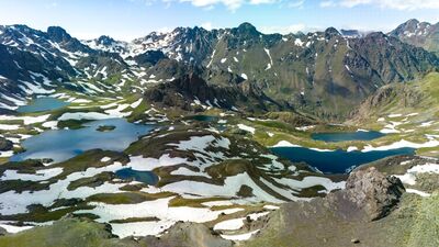 Yedigöller&#039;de buzulları aratmayan manzaralar