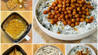 Çıtır nohutlu semizotu salatası 