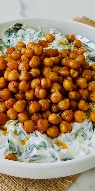 Çıtır nohutlu semizotu salatası 