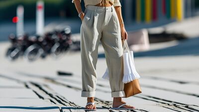 Keten pantolonlar hangi ayakkabılarla kombinlenir?