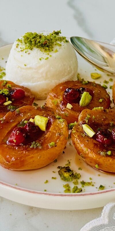 Karamelize kayısı tatlısı