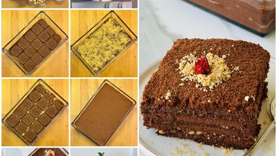 Çikolatalı bisküvili pasta