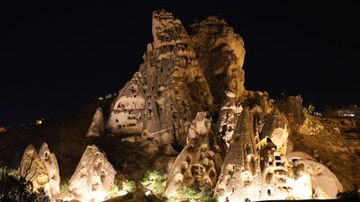 Işıklar altında Kapadokya