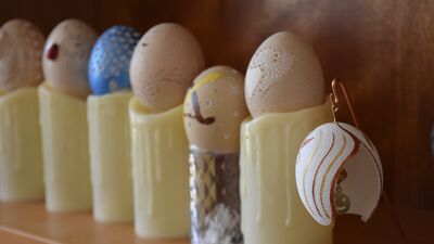 Yumurta kabuğundan sanat