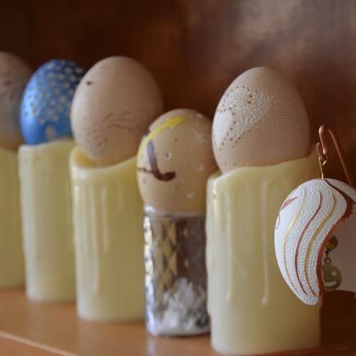 Yumurta kabuğundan sanat