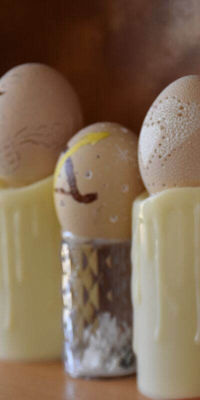 Yumurta kabuğundan sanat