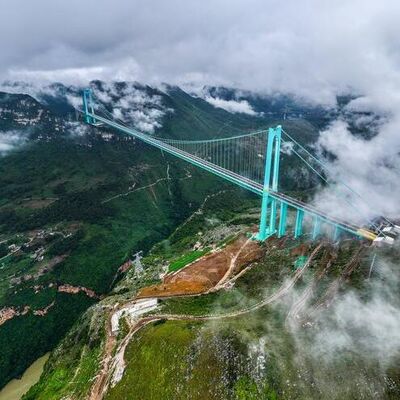 Dünyanın en büyük köprüsü: Huajiang