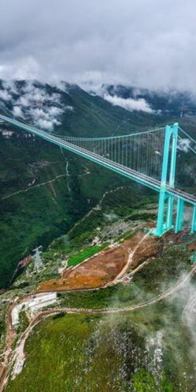 Dünyanın en büyük köprüsü: Huajiang