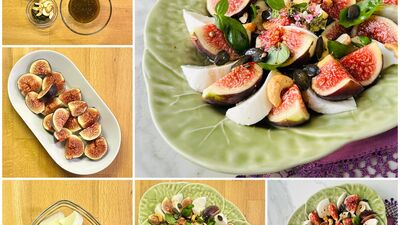 İncir &amp; mozarella salatası 