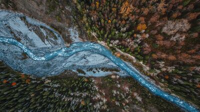 Alaska'da sonbahar büyüsü