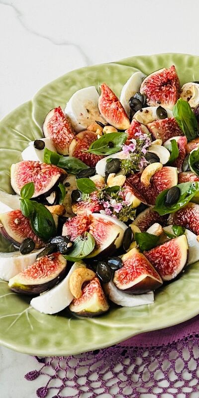 İncir &amp; mozarella salatası 