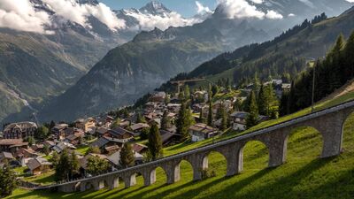 Düşsel bir vadi: Lauterbrunnen